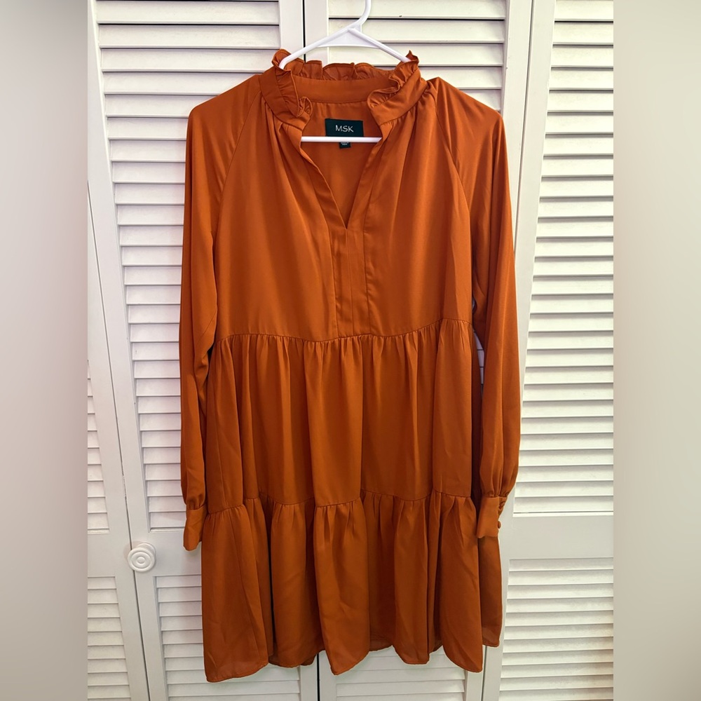 NWT - MSK Dress | Pumpkin Spice